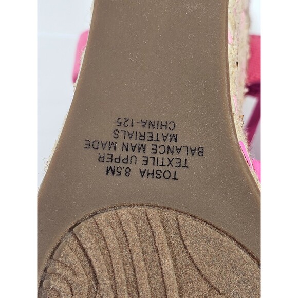 Women's Size 8.5M Impo Tosha Platform Wedge Sandals High Heels Pink NWOB NEW - Picture 8 of 8